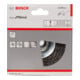 Bosch Kegelbürste Clean for Metal gewellt 115 mm 0,3 mm 12500 U/min M14