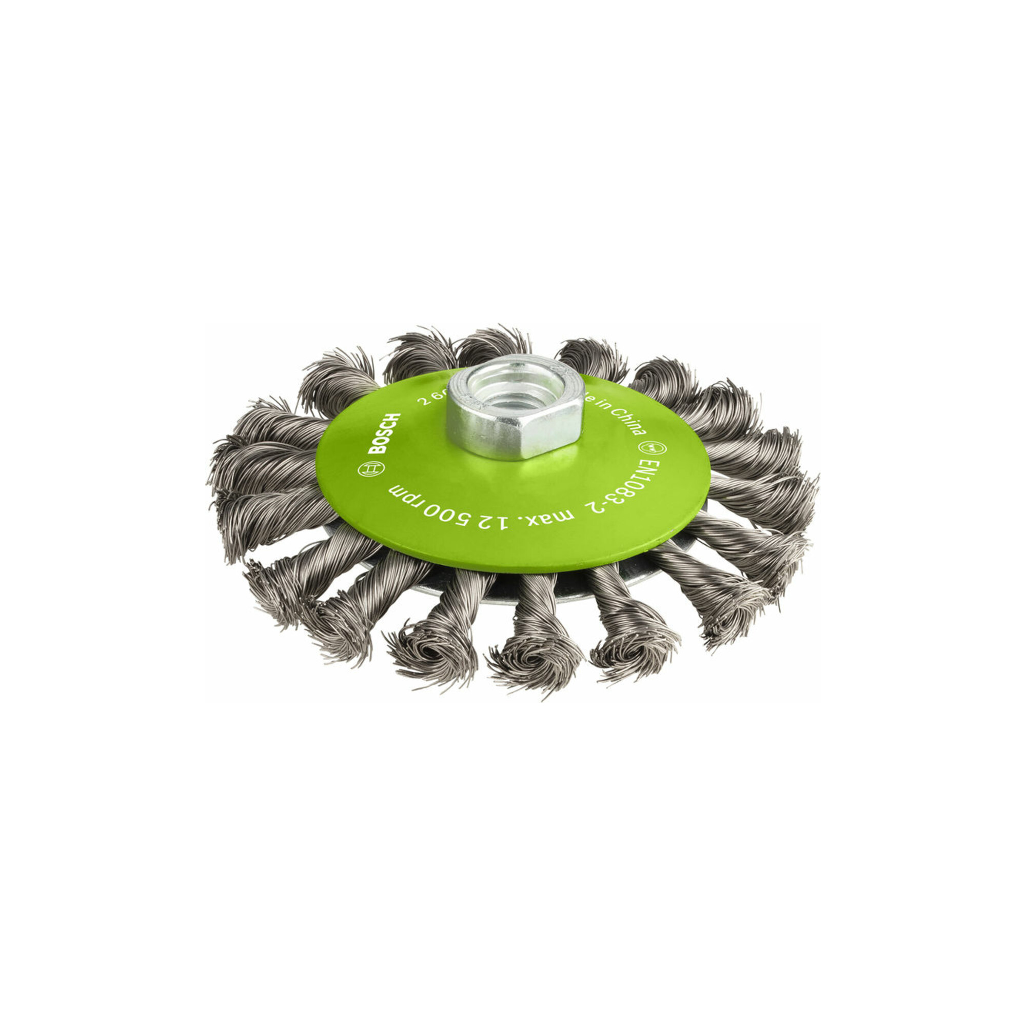 BOSCH Kegelbürste Heavy for Inox gezopft rostfrei 115 mm 0,35 mm 12500 U/min M14
