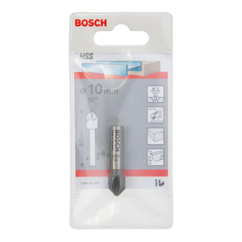 Bosch HSS-Kegelsenker, Sechskantschaft, 1/4 Zoll Schaft