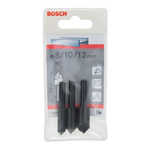 Bosch Kegelsenker-Set, 50 mm / 6 - 8 mm / 8, 10, 12 mm