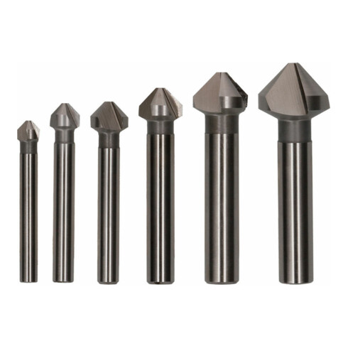 Bosch Kegelsenker-Set 6-teilig 45 63 mm / 5-10 mm / 6,3 - 20,5 mm