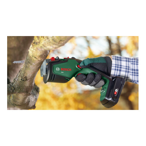 Bosch Keo accutuinzaag: 1x PBA 18V 2.0Ah W-B accupack
