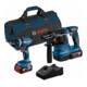 Bosch Kit Combo 2 pièces 18V : GSB 18V-45 + GBH 18V-22 + 2 x batterie 4.0Ah, chargeur rapide-1