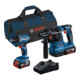 Bosch Kit Combo 2 pièces 18V : GSR 18V-45 + GBH 18V-22 + 2 x batterie 4.0Ah, chargeur rapide