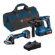 Bosch Kit Combo 2 pièces 18V : GWS 18V-7 + GBH 18V-22 + 2 x batterie 4.0Ah, chargeur rapide-1