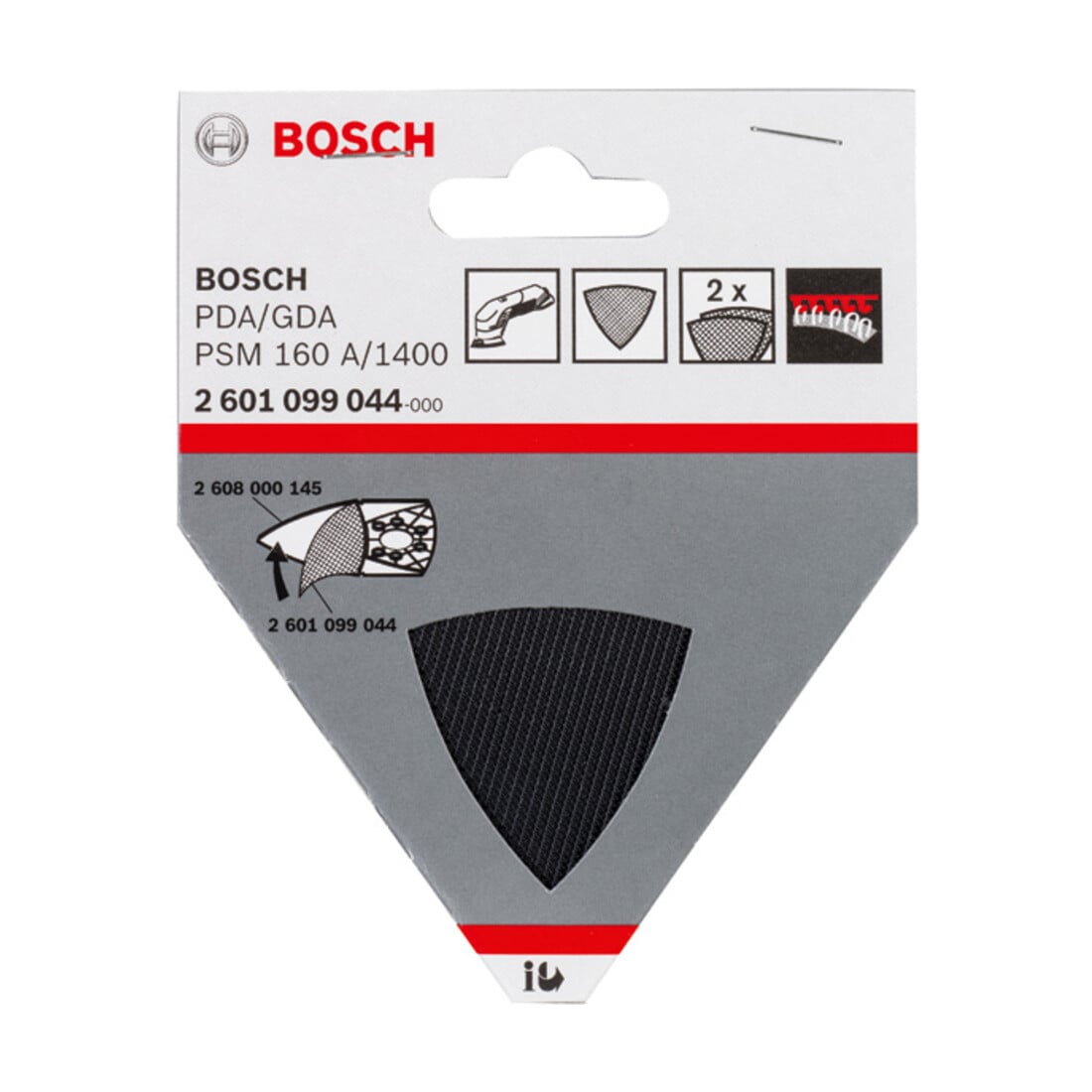 Bosch Klettgewebeersatz für Lamellenschleifvorsatz