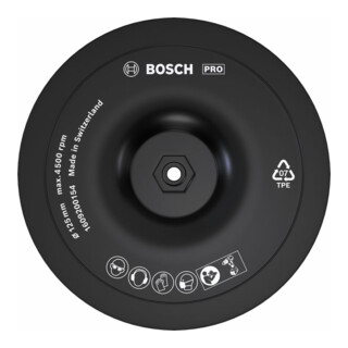 Bosch klitschijf 125 mm 8 mm