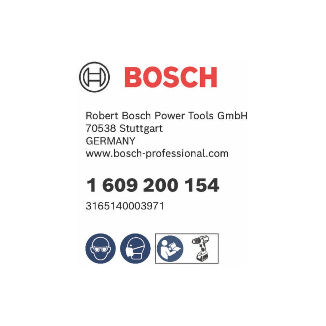 Bosch klitschijf 125 mm 8 mm