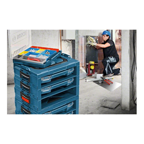 Bosch koffersysteem i-BOXX 72, 316 mm lengte, 357 mm breedte en 72 mm hoogte