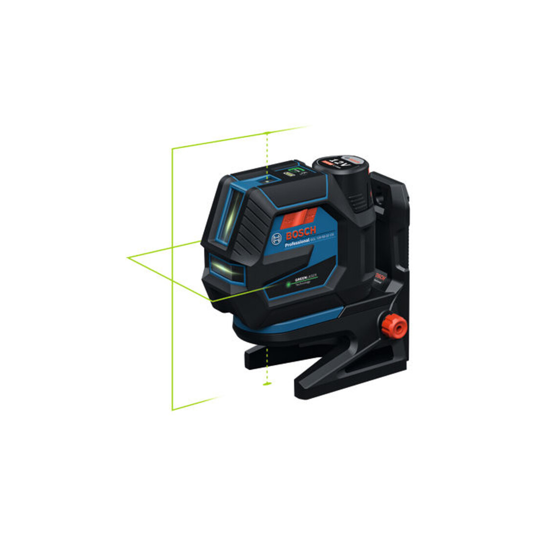 Bosch Kombilaser GCL 12V-50-22 CG avec 1 x batterie GBA 12V 2.0Ah dans L-BOXX