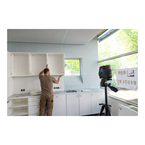 Bosch Kombilaser GCL 12V-50-22 CG mit 1 x Akku GBA 12V 2.0Ah in L-BOXX