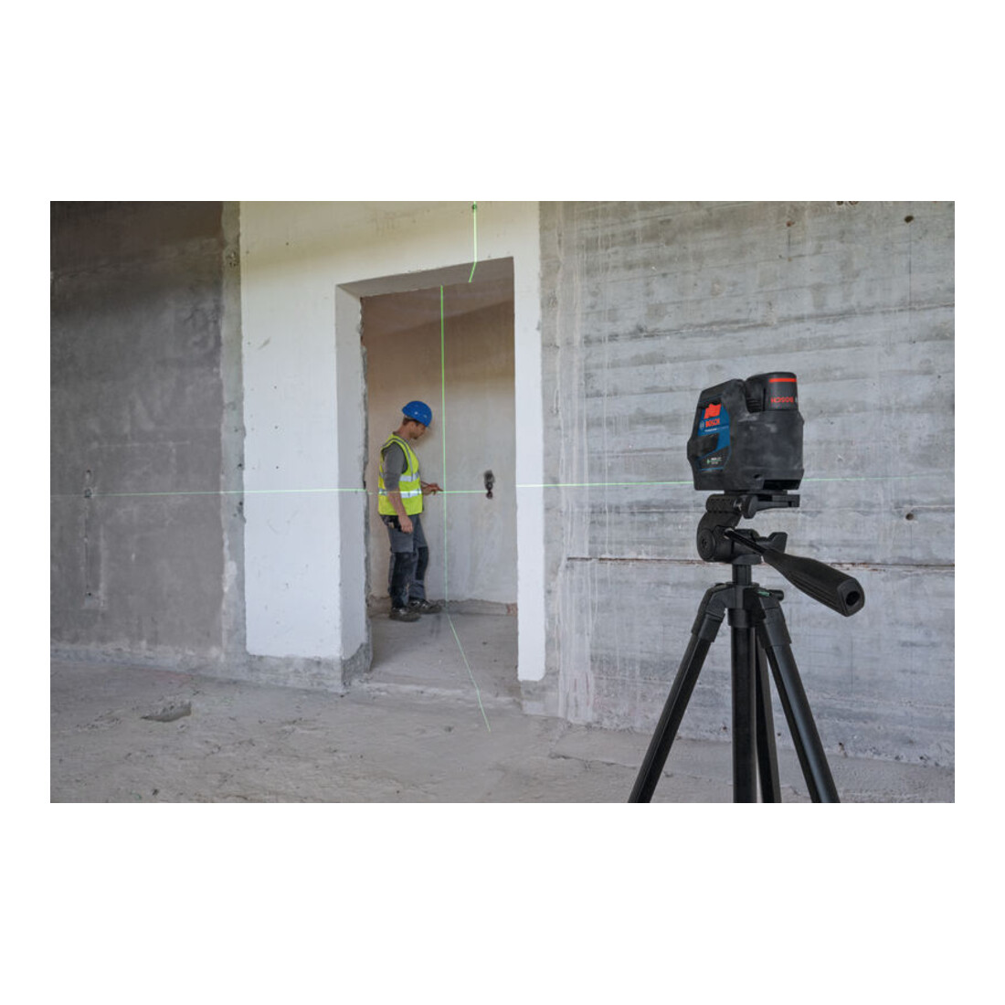 Bosch Kombilaser GCL 12V-50-22 CG mit Baustativ