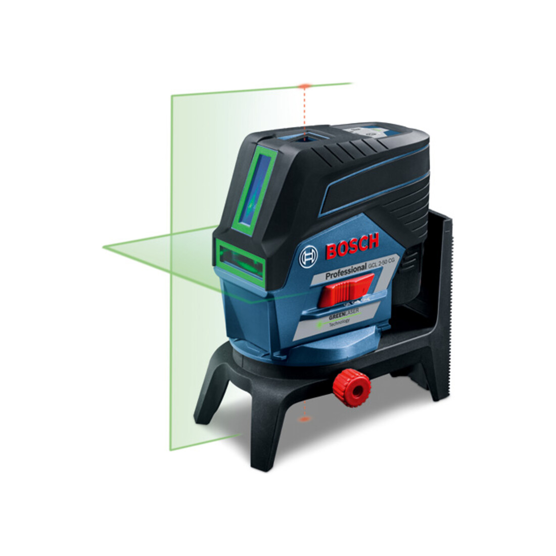 Bosch Kombilaser GCL 2-50 CG mit 1 x 2,0 Li-Ion Akku RM 2 L-BOXX