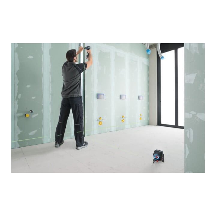 Bosch Kombilaser GCL 2-50 CG mit 1 x 2,0 Li-Ion Akku RM 2 L-BOXX