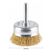 Bosch messing koperen borstel met gegolfde draad-4