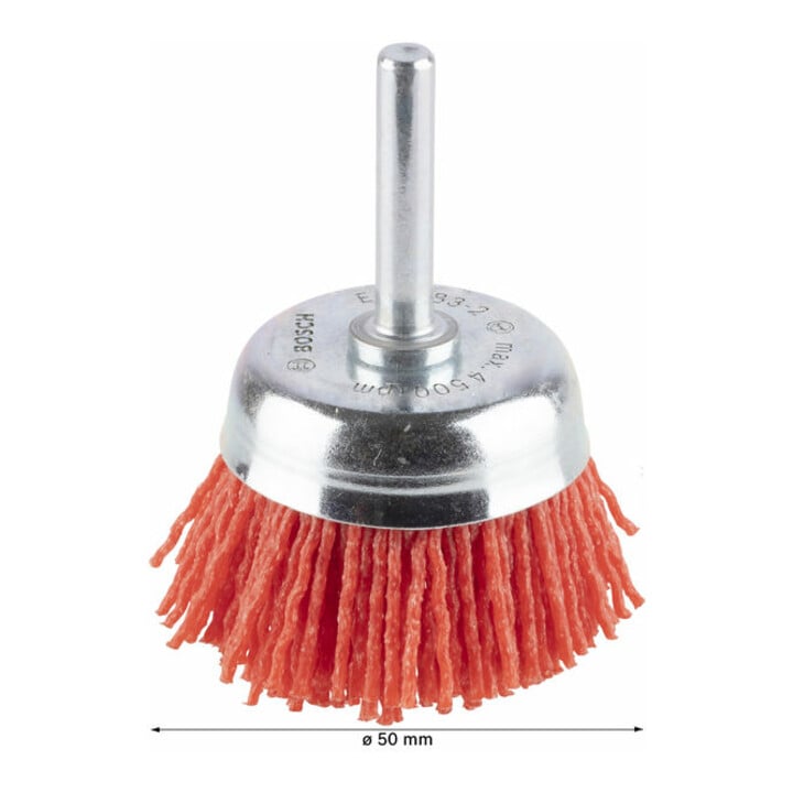 Bosch komborstel nylonhaar met korund 50 mm 1 mm