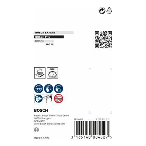 Bosch komborstel, gegolfd draad