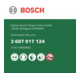 Bosch komborstel, staal, gegolfde draad, 50 mm, 4500 tpm