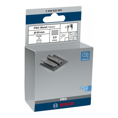 Bosch komborstel staal getordeerd draad 65 mm 0,5 mm 4500 omw/min