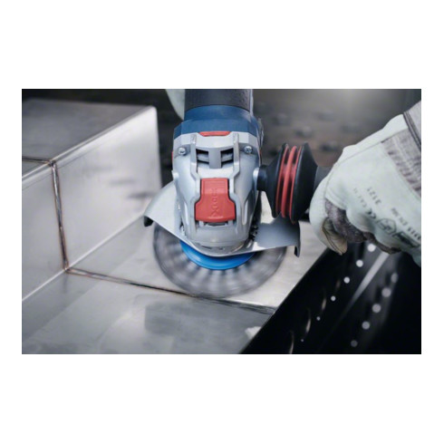 Bosch komborstel X-LOCK Heavy voor metaal geknoopt staaldraad
