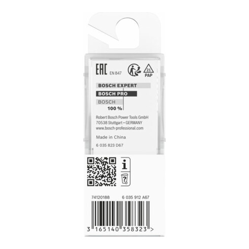 Bosch kopieerfrees Standard for Wood 8 mm D1 8 mm L 19 mm G 66 mm