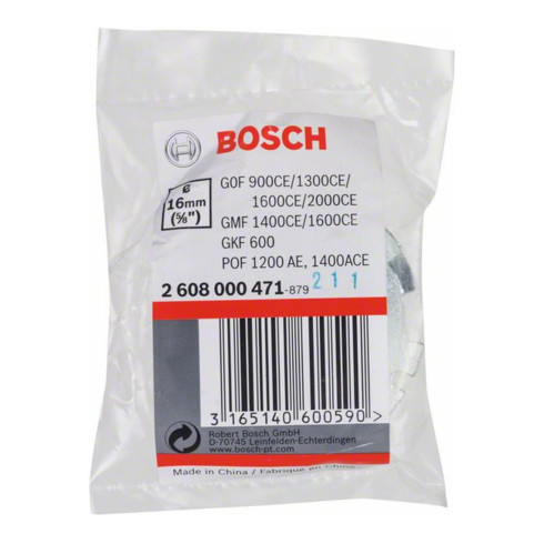 Bosch kopieerhuls voor Bosch bovenfrezen met snelspanner