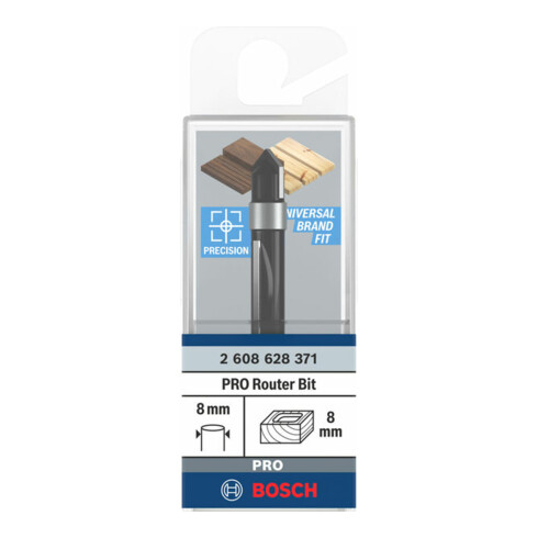 Bosch Kopierfräser Standard for Wood 8 mm D1 8 mm L 19 mm G 66 mm