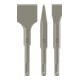 Bosch korte beitelset met SDS plus, 3 stuks, 140, 140 x 20 en 140 x 40 mm-1
