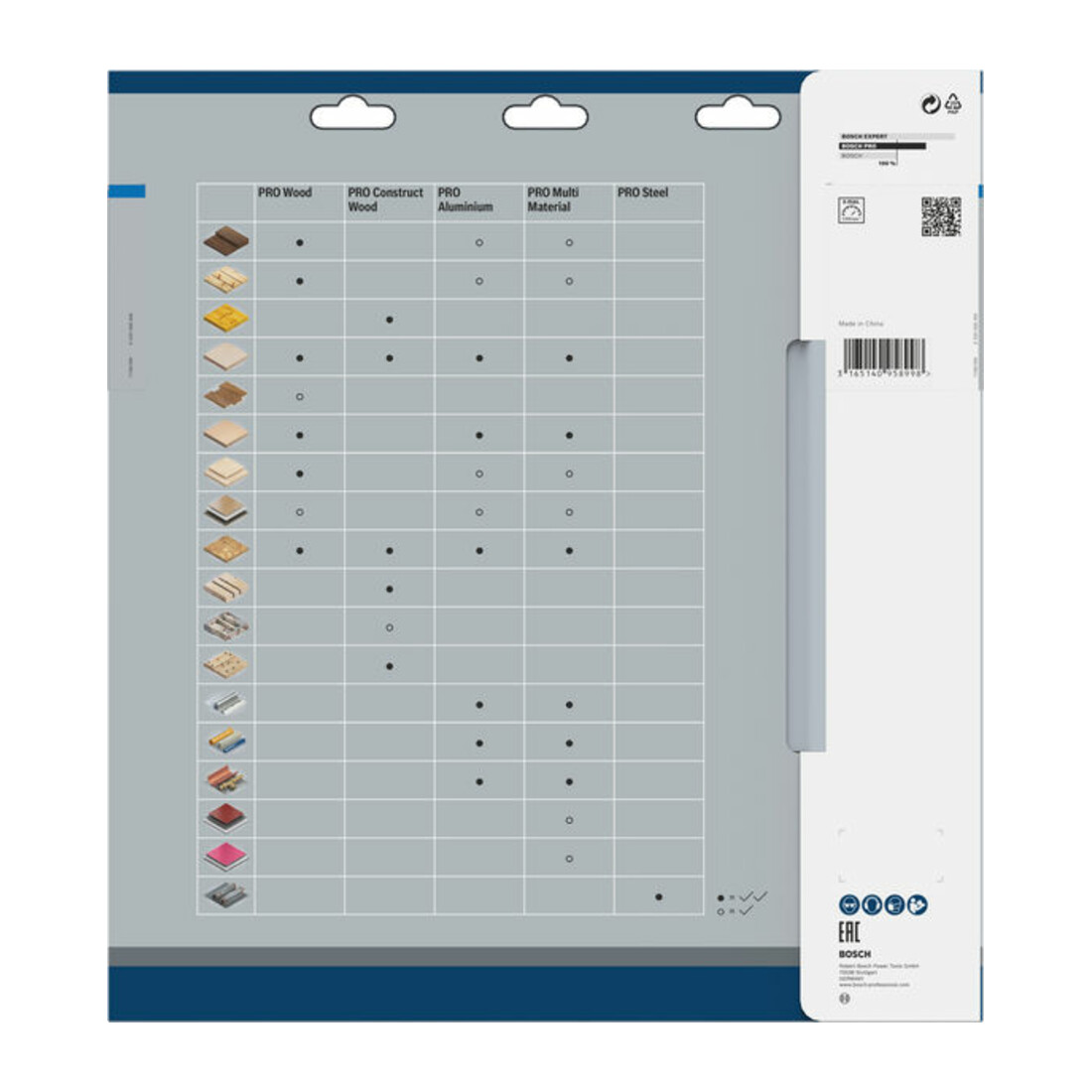 Bosch Kreissägeblatt Aluminium für Akkusägen 305 x 2,4/1,8 x 30 96 Zähne