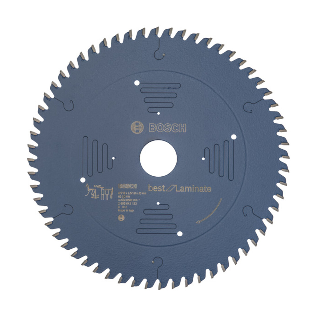 Bosch Kreissägeblatt Best for Laminate 216 x 30 x 2,5 mm 60