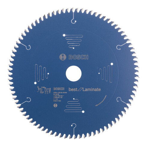 Bosch Kreissägeblatt Best for Laminate 254 x 30 x 2,5 mm 84