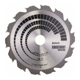 Bosch Kreissägeblatt Construct Wood 2608641201