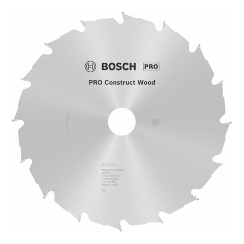 Bosch Kreissägeblatt Construct Wood 235 x 30/25 x 2,8 mm 16
