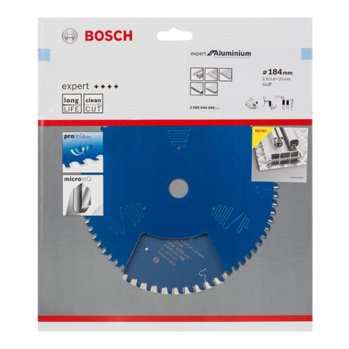 Bosch Kreissägeblatt Expert for Aluminium 184 x 20 x 2,6 mm 56