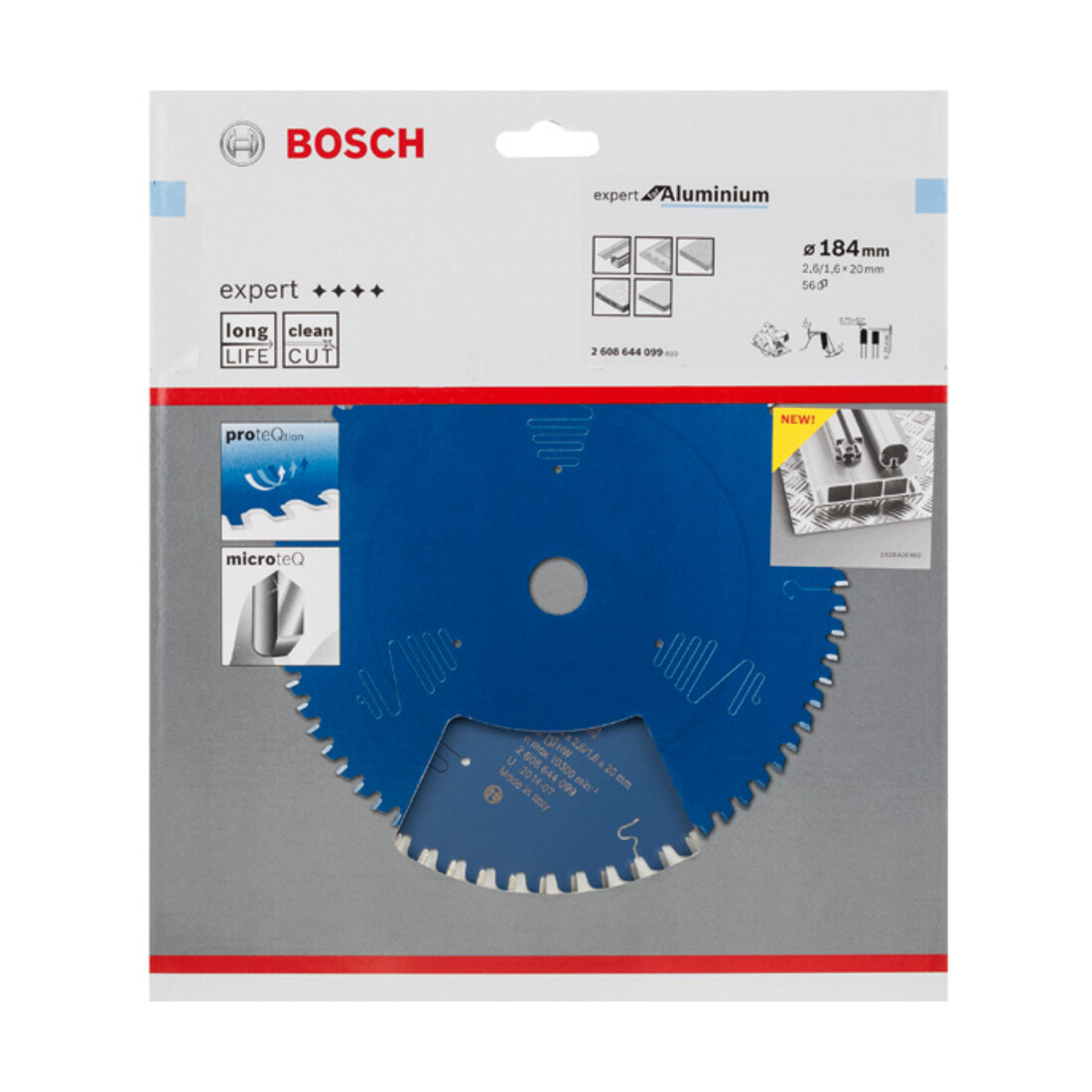 Bosch Kreissägeblatt Expert for Aluminium 184 x 20 x 2,6 mm 56