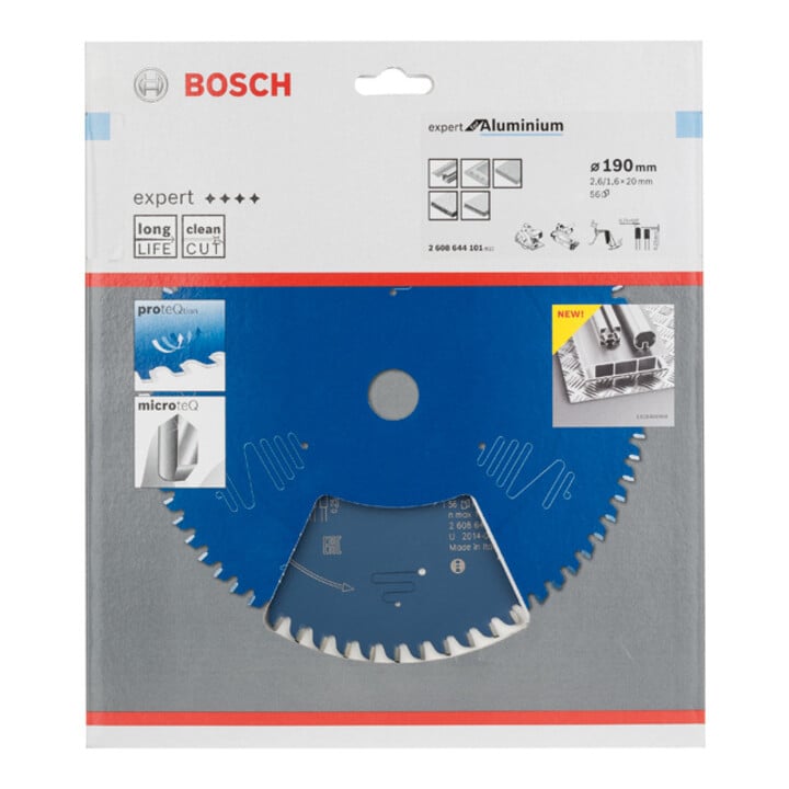 Bosch Kreissägeblatt Expert for Aluminium 190 x 20 x 2,6 mm 56