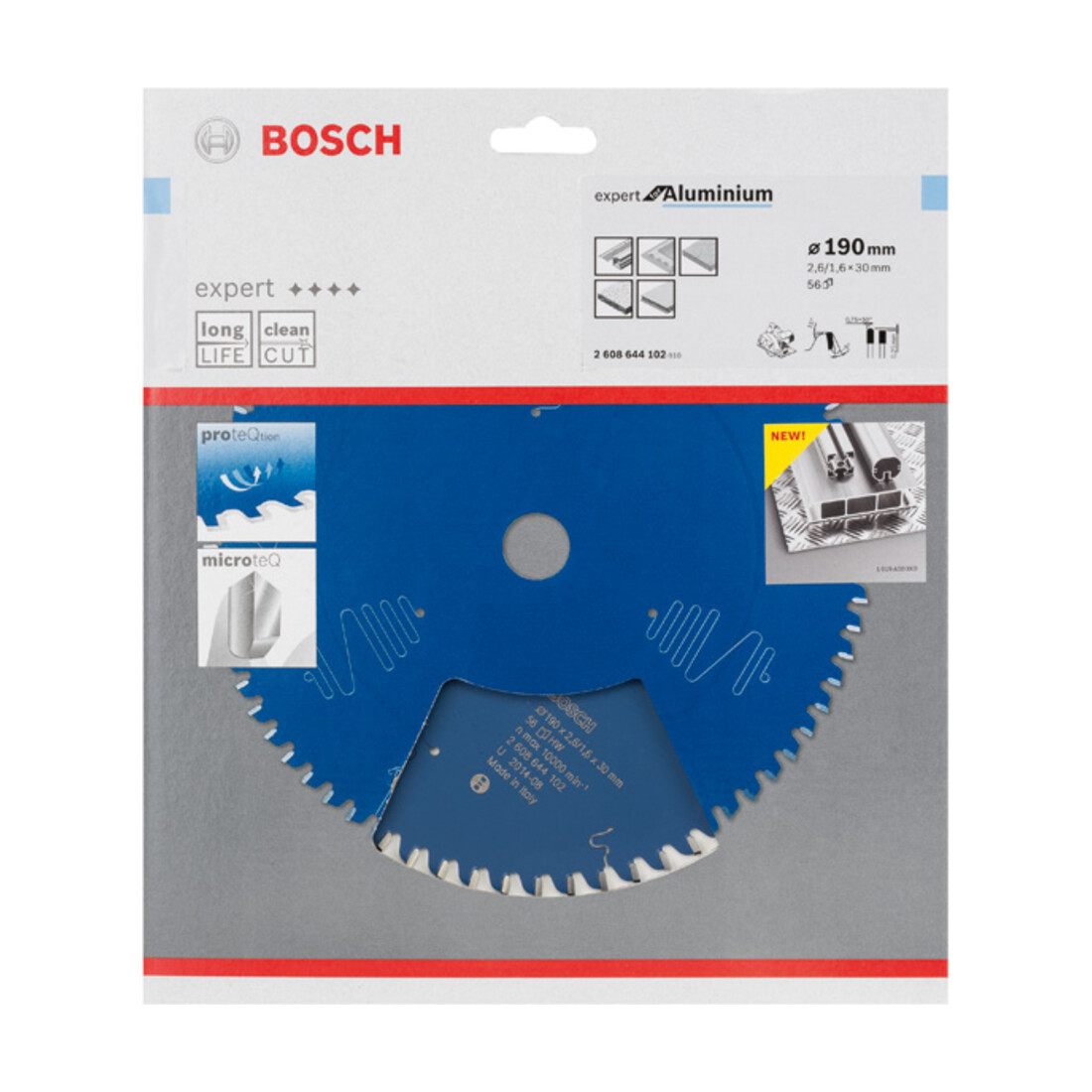 Bosch Kreissägeblatt Expert for Aluminium 190 x 30 x 2,6 mm 56