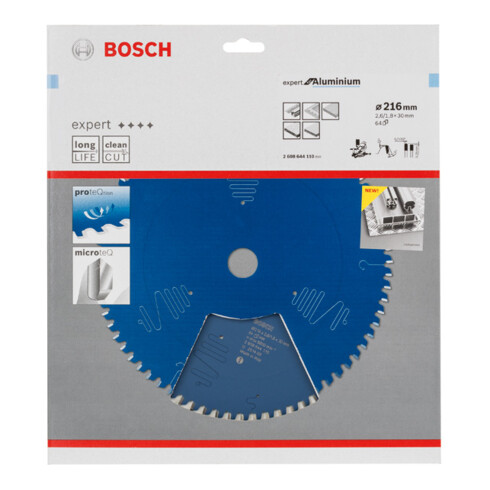 Bosch Kreissägeblatt Expert for Aluminium 216 x 30 x 2,6 mm 64
