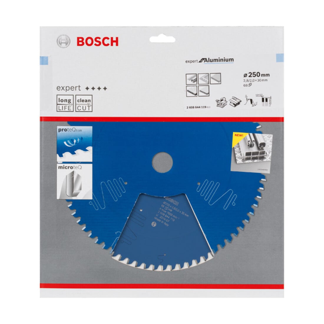 Bosch Kreissägeblatt Expert for Aluminium 250 x 30 x 2,8 mm 68