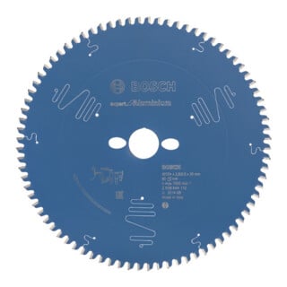 Bosch Kreissägeblatt Expert For Aluminium 254 X 30 X 2, 8 Mm 80
