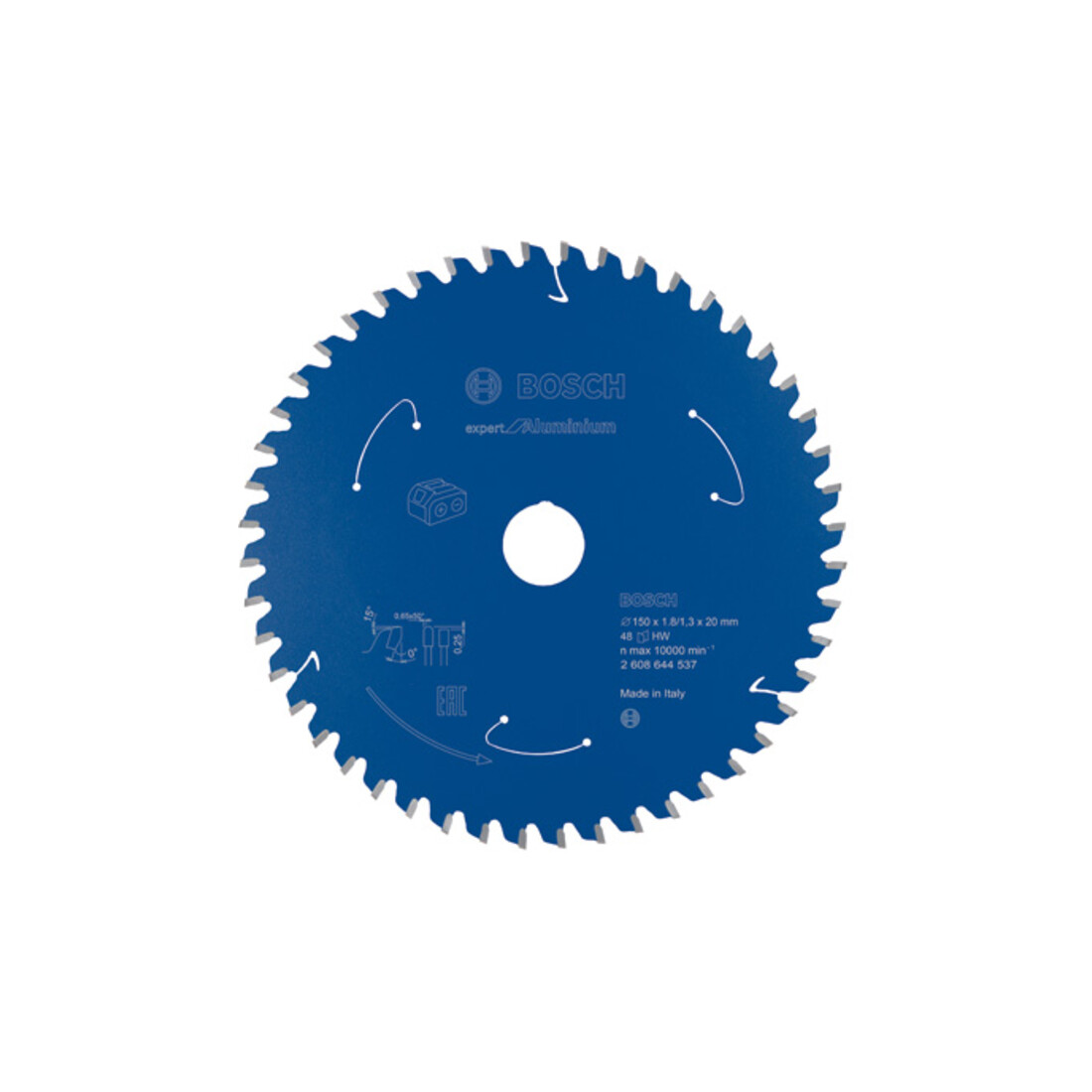 Bosch Kreissägeblatt Expert for Aluminium für Akkusägen 150 x 1,8/1,3 x 20 48 Zähne