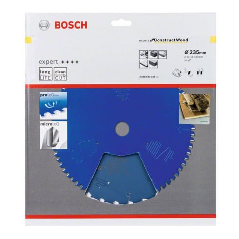Bosch Kreissägeblatt Expert for Construct Wood 235 x 30 x 2,0 mm 30
