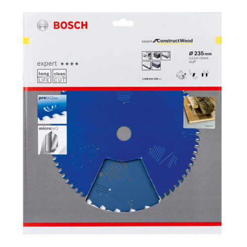 Bosch Kreissägeblatt Expert for Construct Wood 235 x 30 x 2,0 mm 30