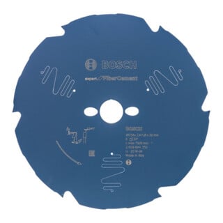Bosch Kreissägeblatt Expert For Fibre Cement 254 X 30 X 2, 4 Mm 6