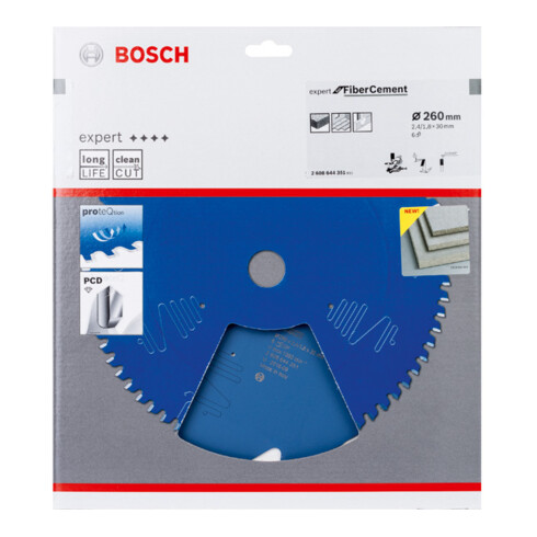 Bosch Kreissägeblatt Expert for Fibre Cement 260 x 30 x 2,4 mm 6