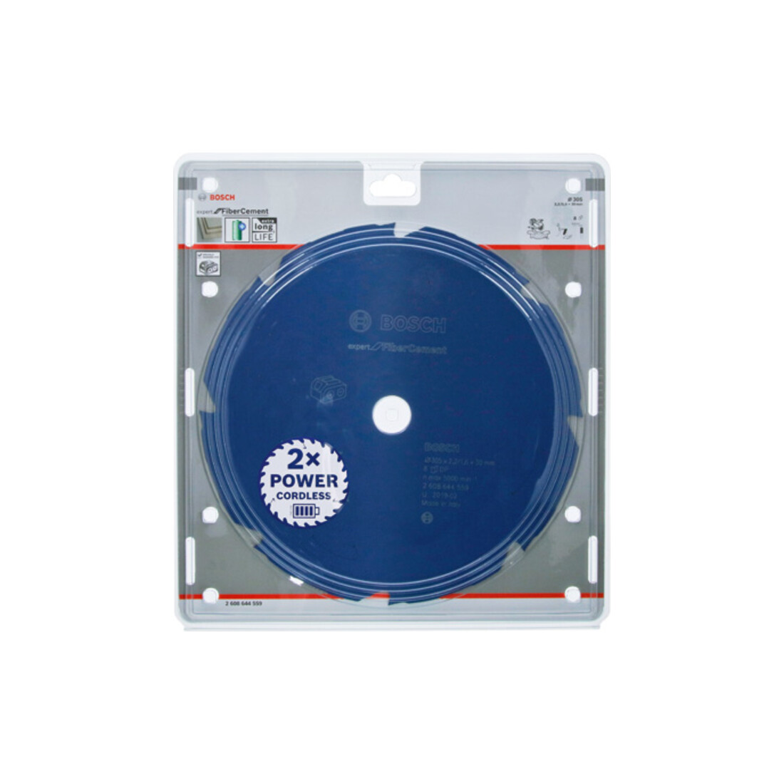 Bosch Kreissägeblatt Expert for Fibre Cement für Akkusägen 305 x 2,2/1,6 x 30 8 Zähne