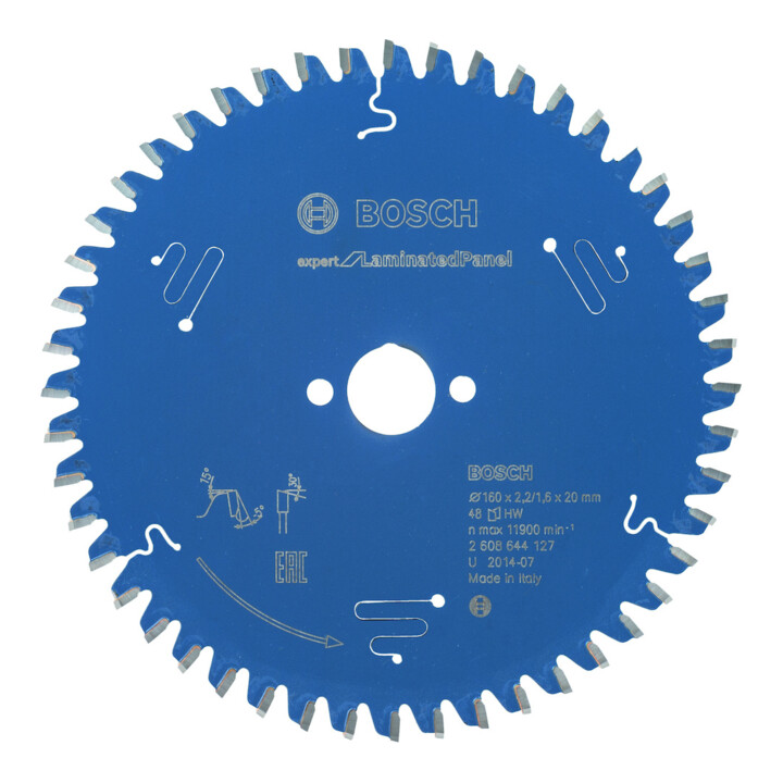 Bosch Kreissägeblatt Expert for Laminated Panel 160 x 20 x 2,2 mm 48