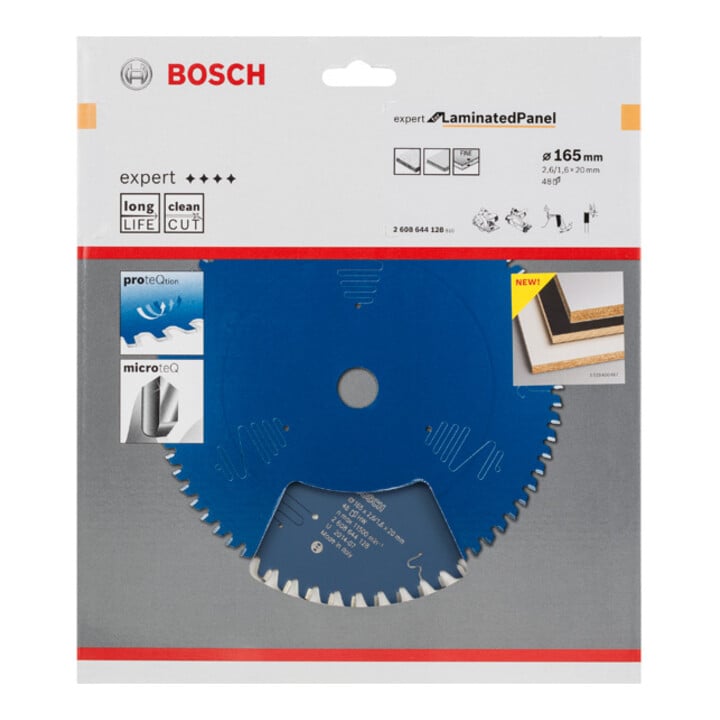 Bosch Kreissägeblatt Expert for Laminated Panel 165 x 20 x 2,6 mm 48