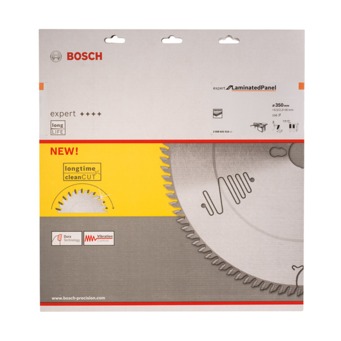 Bosch Kreissägeblatt Expert for Laminated Panel 350 x 30 x 3,5 mm 108