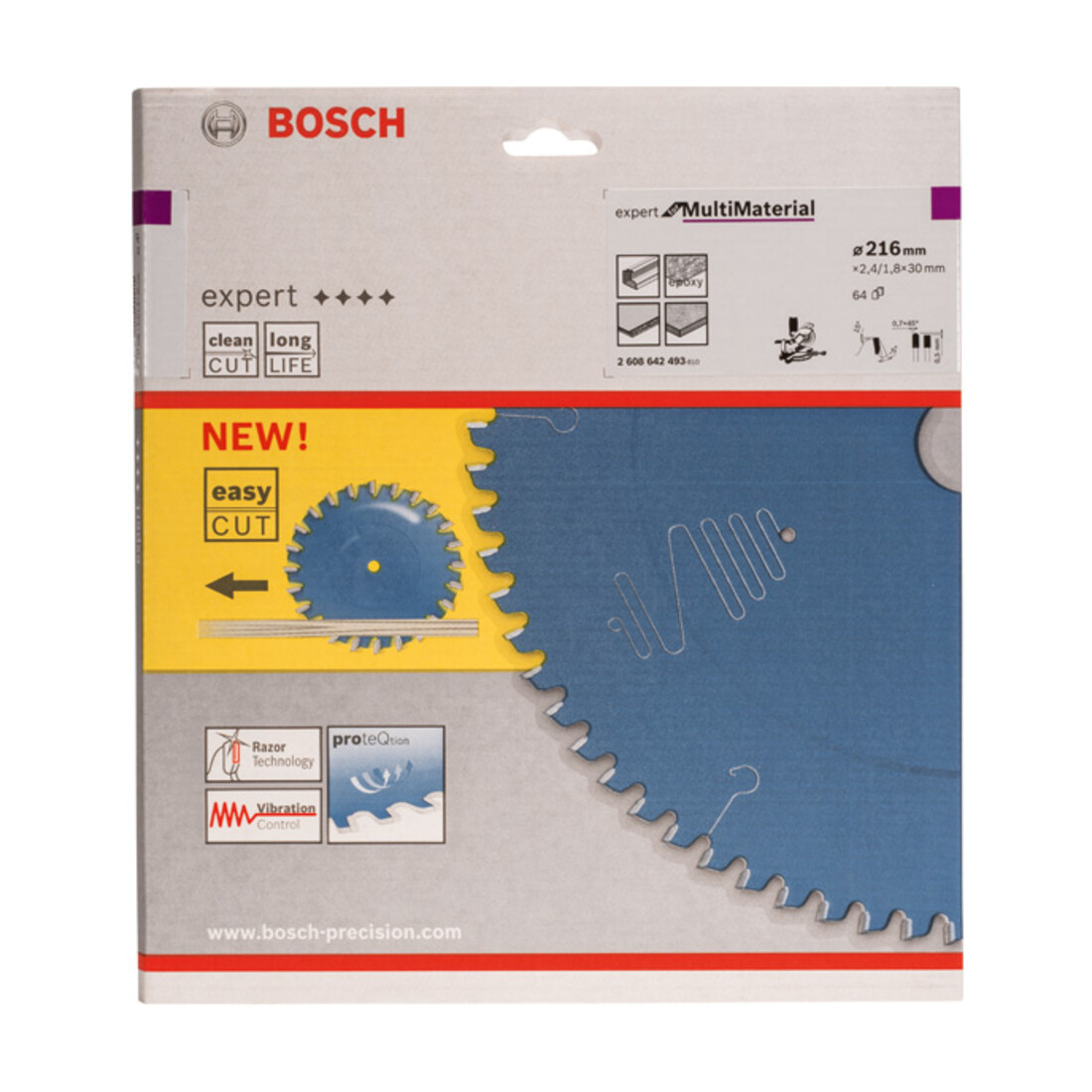 Bosch Kreissägeblatt Expert for Multi Material 216 x 30 x 2,4 mm 64